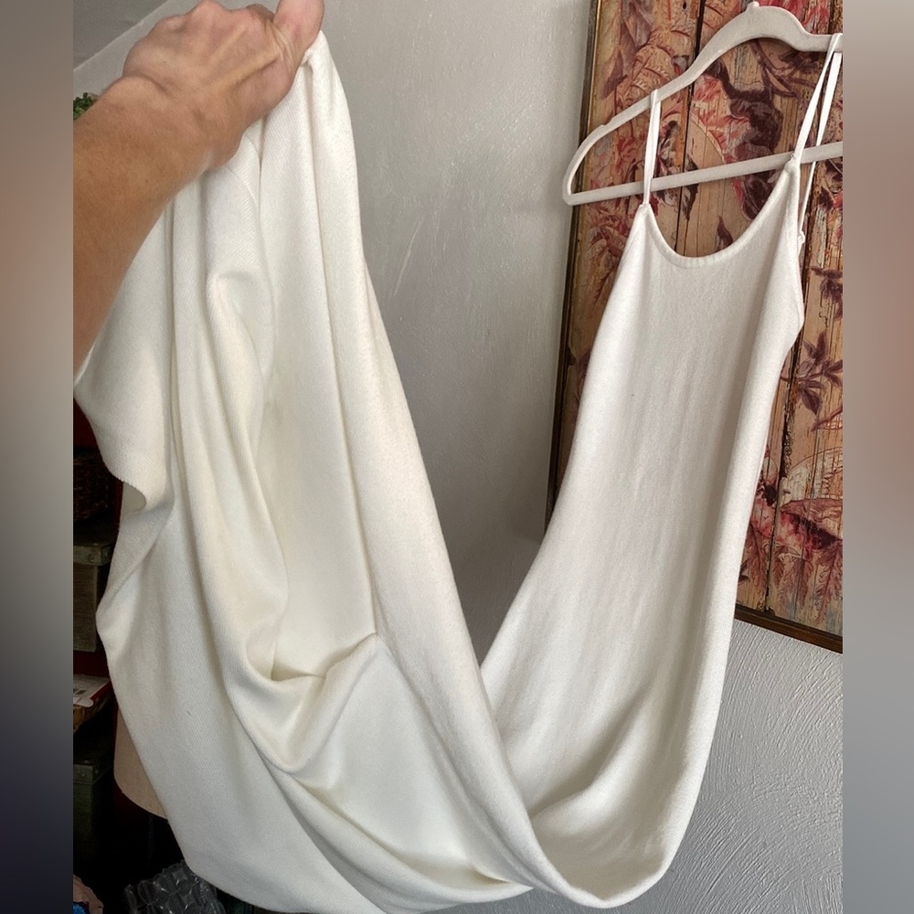 REVOLVE SNDYS WHITE MAXI DRESS SLIT BODYCON KNIT XS - Picture 3 of 15